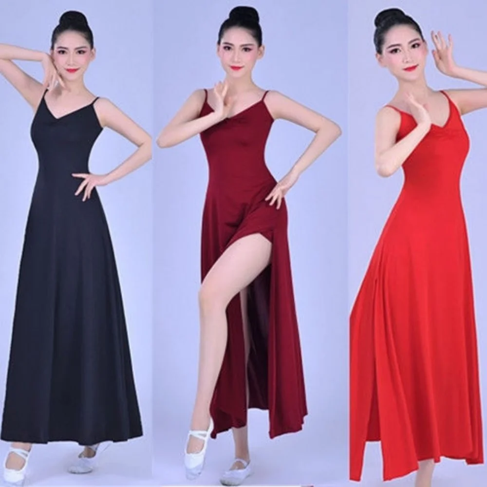 Carmen Modern Ballet Dance Performance Dance Costume for Girls Adult Social Dress Modern Suit Women Long Dresses