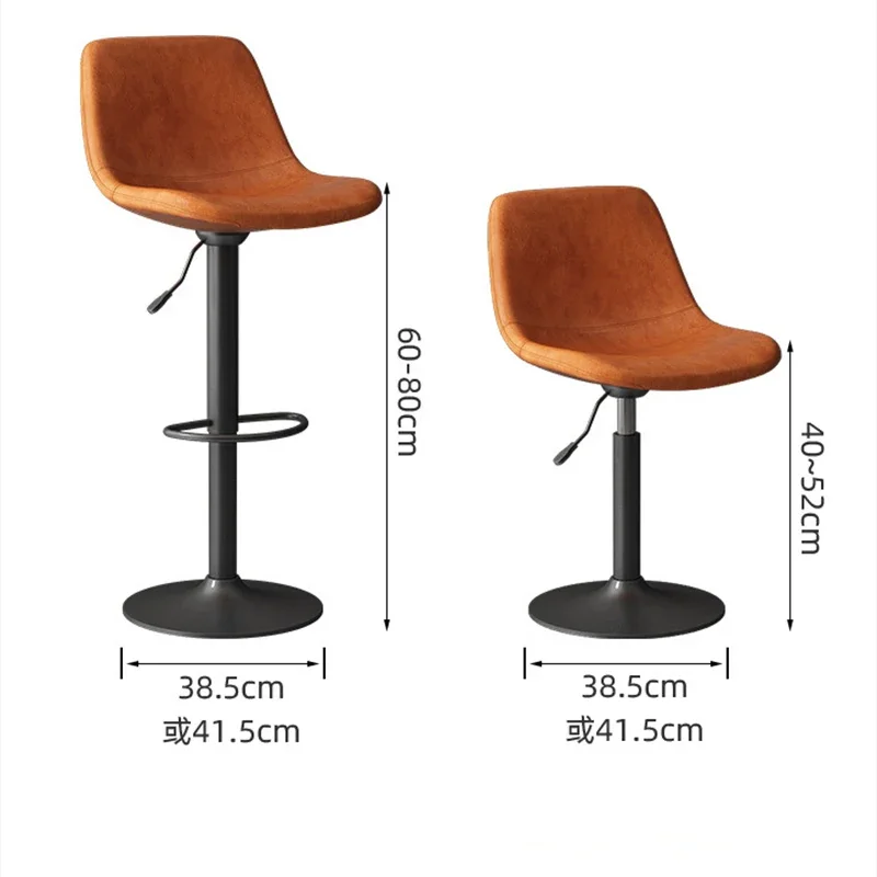 modern Counter Stool Bar Chair Can Lift and Rotate Modern Backrest Bar Stool Home Chair Wrought Ron High Stools Kitchen
