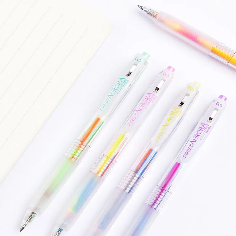 

For Kids Children Album Scrapbooking Colourful Writing Drawing Pen Press Gradient Gel Pen Rainbow Neutral Pen Keypoints Marker