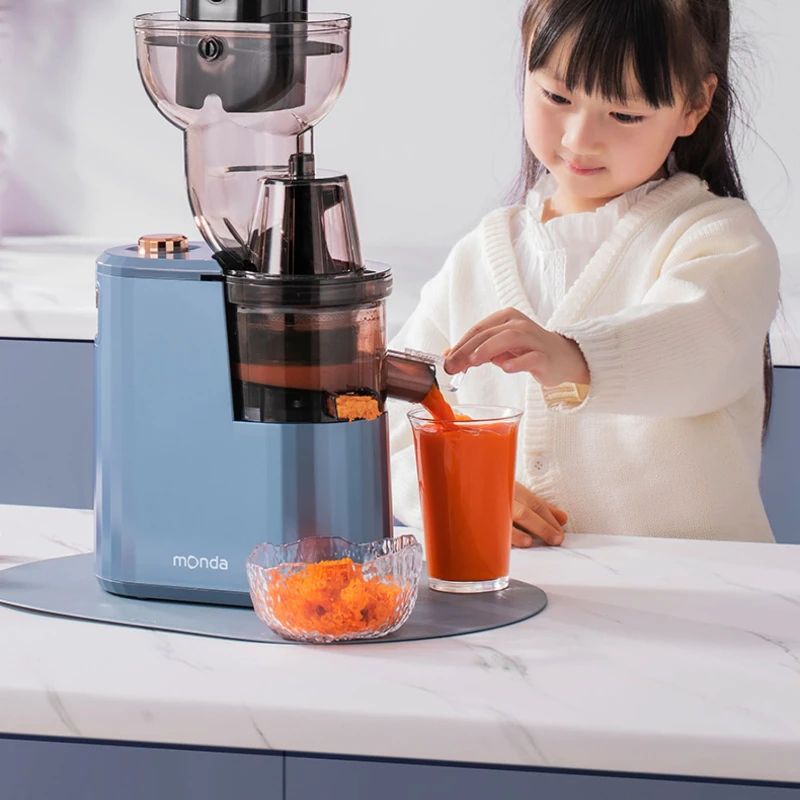 Juicer Household Automatic Large Diameter Slag Juice Separation Slow Grinding Juicer Blender Large Capacity Intelligent 2