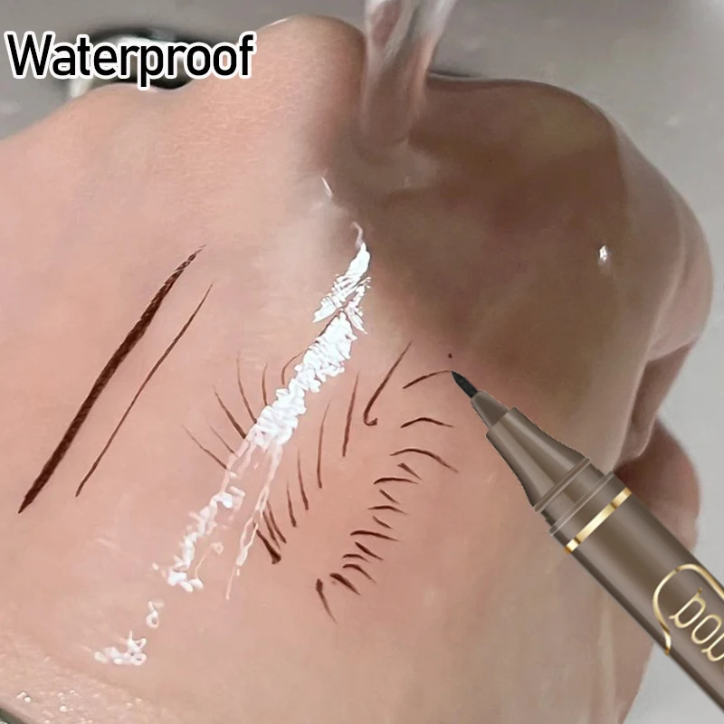 빠른 건조 액체 아이라이너 펜, 울트라 파인 매트 방수 블랙 다크 브라운, 지속되는 누에 아래 속눈썹 펜슬, 뷰티 메이크업 Best5 빠른 건조 액체 아이라이너 펜, 울트라 파인 매트 방수 블랙 다크 브라운, 지속되는 누에 아래 속눈썹 펜슬, 뷰티 메이크업 Best5