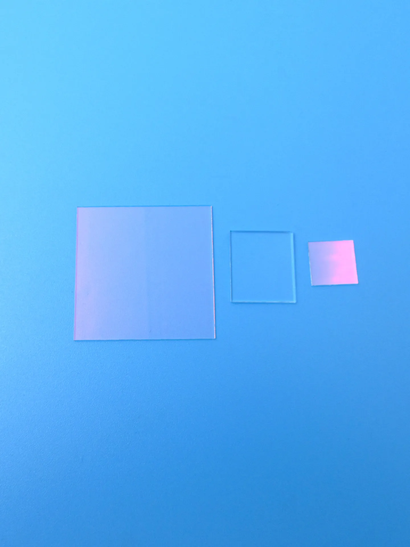 400-700Nm/400-640Nm 가시광선 필터 적외선 차단 유리 빛 투과 시트 빨간색, 녹색 및 파란색 높은 투과율