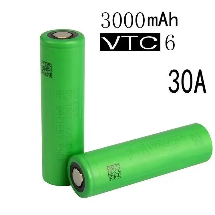 

New 18650 VTC6 3.7V 3000 MAh Battery Is Originally Suitable For US18650 30A, Toy Tools, Flashlight Battery+USB Charger