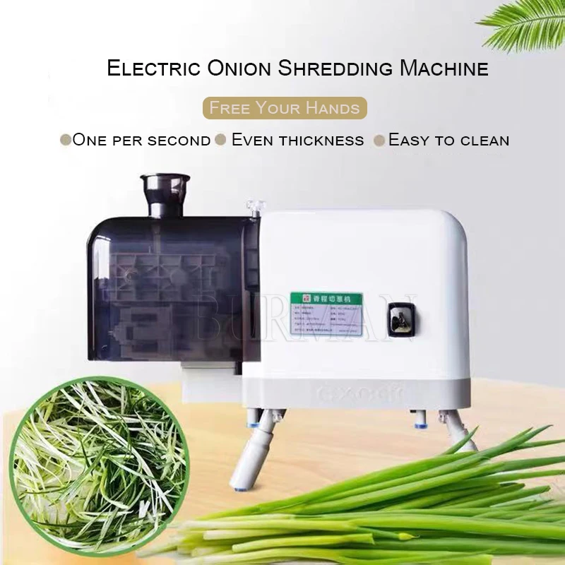 Electric Green Onions Cutter Shredder Cutting Machine Scallion Chopper  Shredded Spring Onion