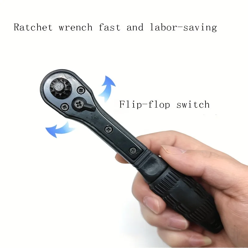 Electric Drill Multi-Function Ratchet Chuck Key Wrench