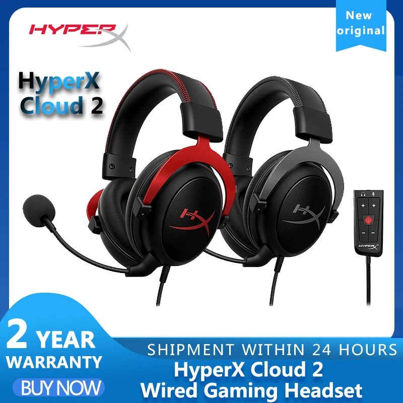  HyperX Cloud II Gaming Headset - 7.1 Surround Sound