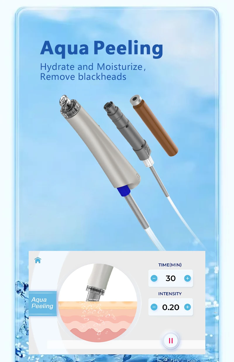 HydraDEP Aqua Peel Deep Cleaning Tightening Skin Moisturizing Remove Wrinkles Blackhead Remover Hydralift Ep Beauty Machine