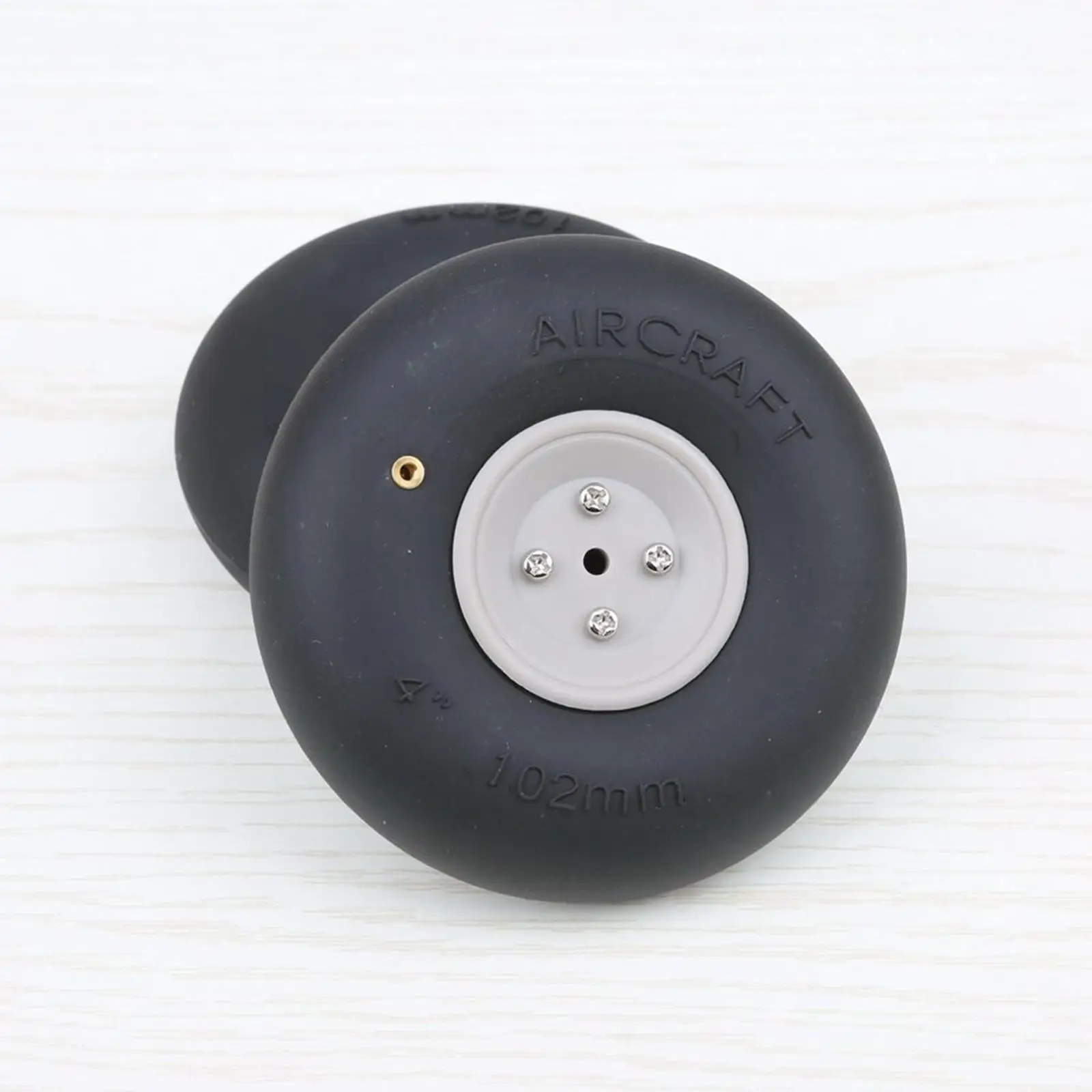 RC Aircraft Accessories Inflatable Rubber Wheel Durable Fixed Wing Tire Easy Installation for Model Airplane Wheel