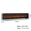 price difference for Water Steam Fireplace 150(L)*20(W)*25(H)cm and 3 sides view fire electric fireplace110(L)*14.2(W)*20.8(H)cm 1