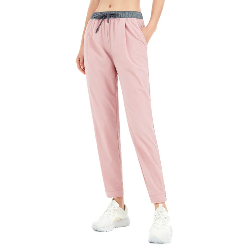 

2022 Women's Sports Pants Summer Quick Dry Loose Sweatpants Drawstring Joggers Women Running Outdoor Fitness Casual Pants