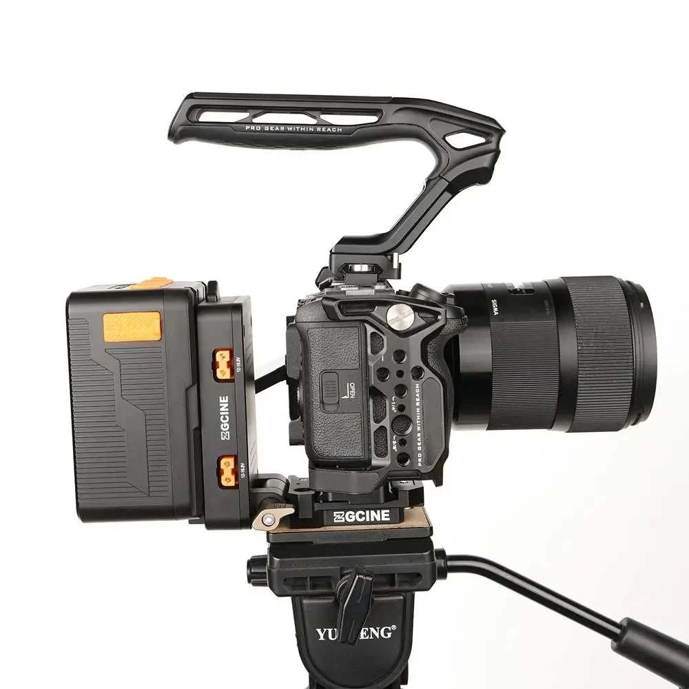 ZGCINE VM-VP4 V-Mount Battery Plate with Arca-Swiss Dual Quick Release Plate for