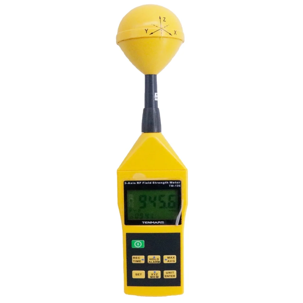 Tenmars TM-196 3 Axis EMF Meter Measurement Range 38mV to 20V/m For High Frequency Electromagnetic Wave Field Strength