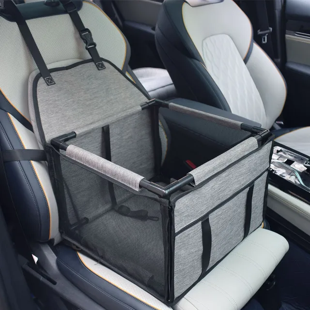 1pc Dog Car Mat Pet Safety Seat Anti-dirt Waterproof Pet Car Bag Dog Bed Inside The Car Pet Mesh Hanging Bag Gift Oxford Cloth 2