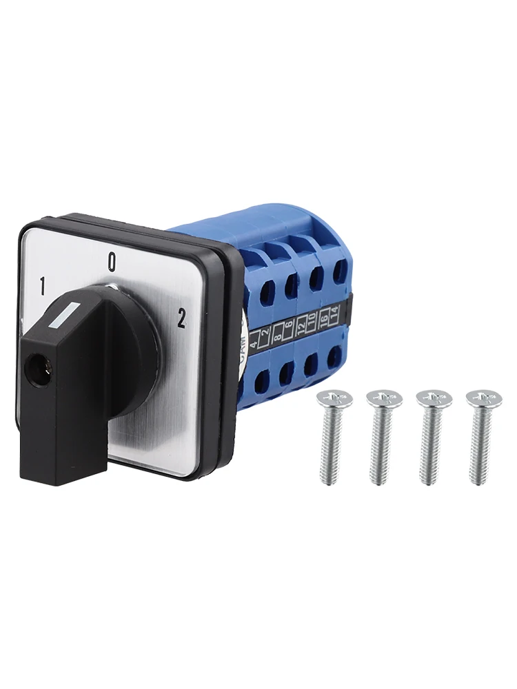 회전 스위치 660V 20암페어 캠 전환 3단계 4극 16단자 섬유 장비 및 전력 장치 응용용