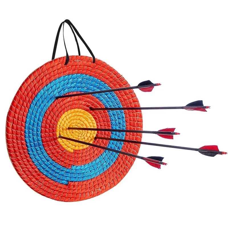 40 cm Gras Ziel In Helle Bunte Stroh Produkte Outdoor Recurve Bogen Bogenschießen Zubehör Schießen Ziel Für Pfeil Und Bogen – Detail 1