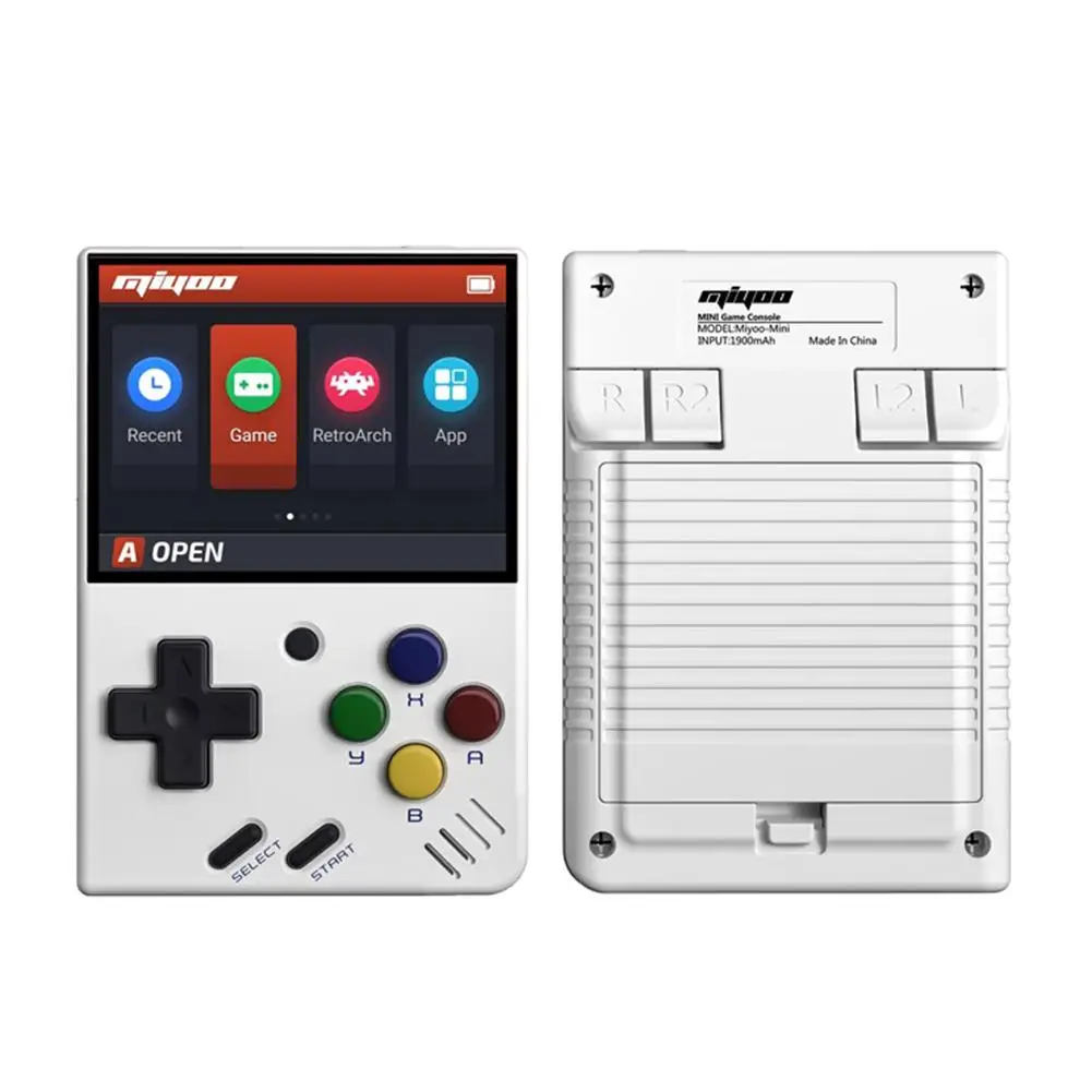 Miyoo Retro Video Game Console Built-In 2500+ Classic Games Protable Mini Pocket Handheld Gaming Consoles 2.8 Inch IPS for Kids