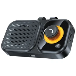 Wireless Bluetooth Speaker Kit with Visor Clip and Voice Assistant Support (BT17)