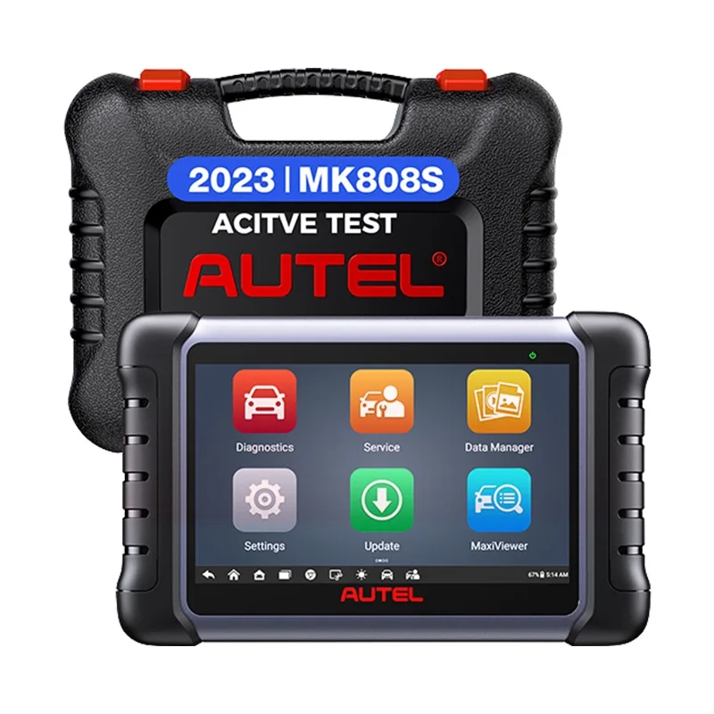 Autel Scanner MaxiCOM MK808S Car Diagnostic Scan Tool Bi-directional All  Systems Diagnosis 28+ Services Active Test 