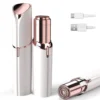 Facial Hair Removal for Women, Mini Hair Remover, Electric Razor Shaver Portable Bikini Epilator for Lips, Chin, Armpit, Peach 1