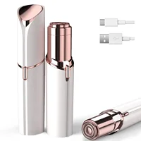 Facial Hair Removal for Women, Mini Hair Remover, Electric Razor Shaver Portable Bikini Epilator for Lips, Chin, Armpit, Peach 1