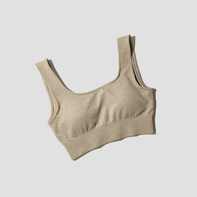 Yoga Bra Vital Seamless Sports Bra Medium Support Running Racerback Sport Woman Fitness Vest Type Brassiere Bra Top Activewear 2