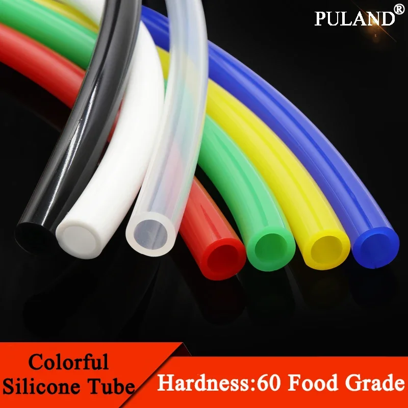 

1 Meter ID 10 12 14 16 18 20 25 32 mm Silicone Tube Flexible Rubber Hose Food Grade Soft Drink Pipe Water Connector