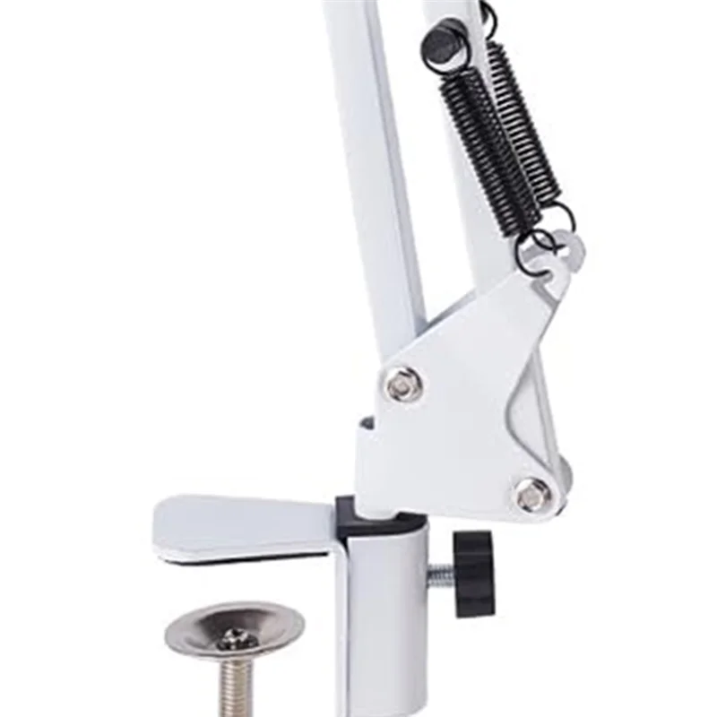 A45G-White Embroidery Stand Kit 8Mm Hole Hand Embroidery Stand 360 Degree Rotating For Hoop