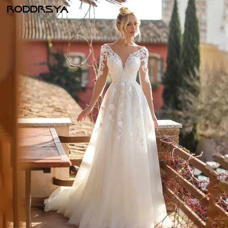 aliexpress wedding dress long sleeve Long Sleeve Wedding Gown