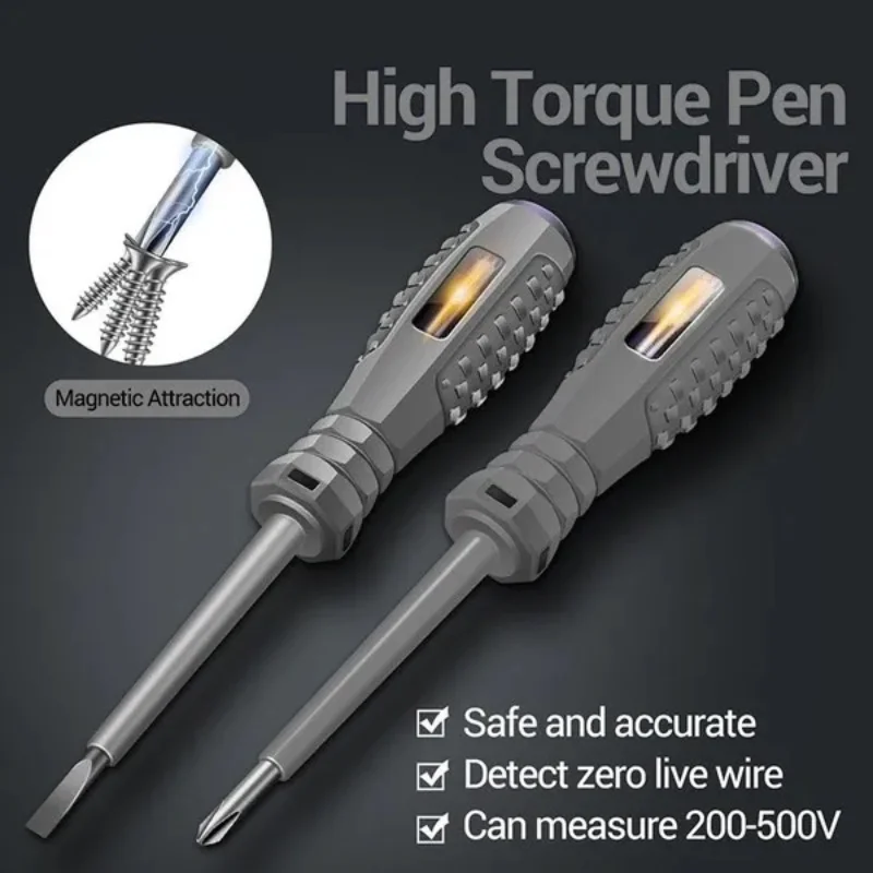 

Electric Voltage Tester Pen Screwdriver AC Non-contact Induction Test Pencil Voltmeter Power Detector Voltage Meters Repair Tool