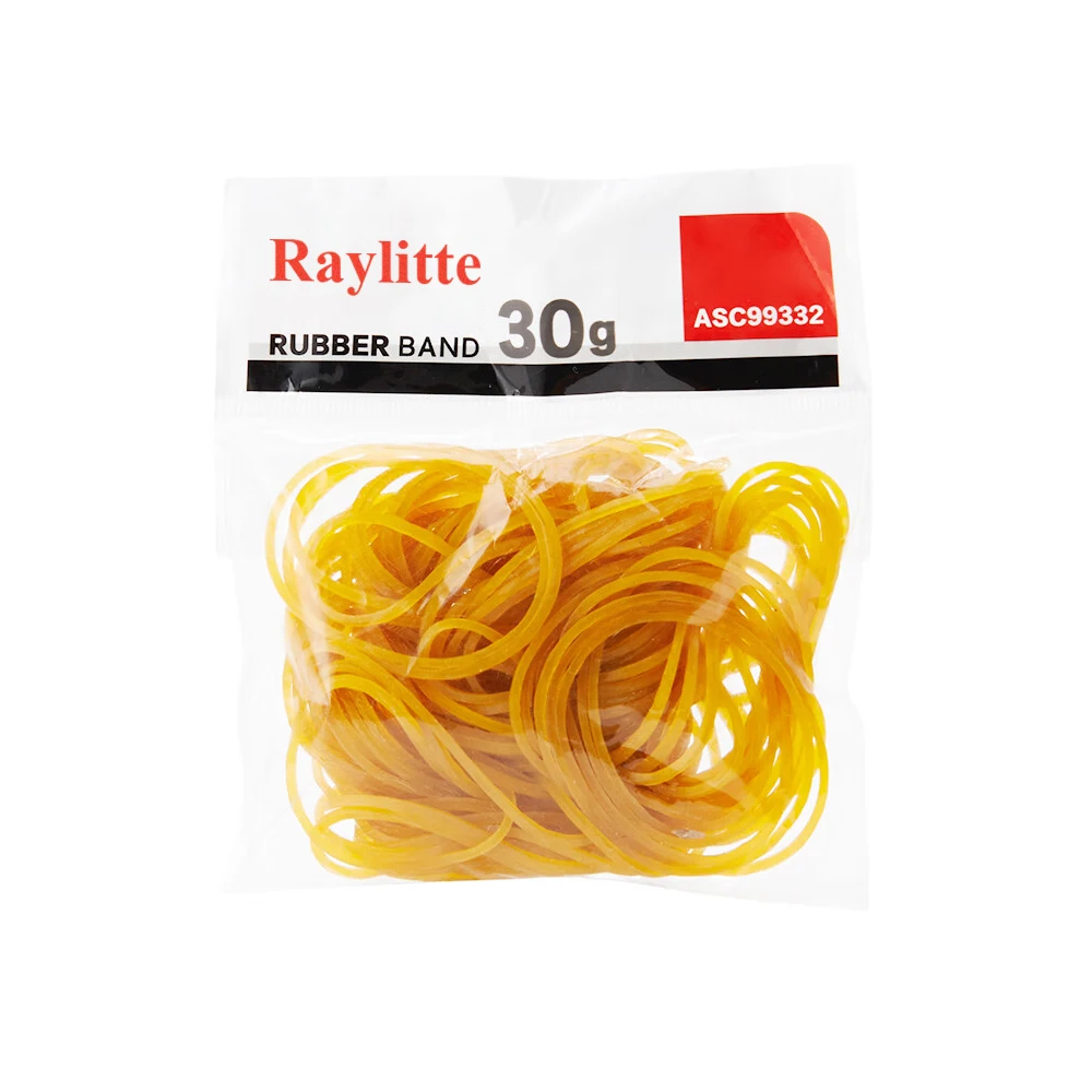 Raylitte 모발용 고무 밴드, 고무 밴드, 작은 고무 밴드, 사무용품, 베이지 사이즈 19, 30 개