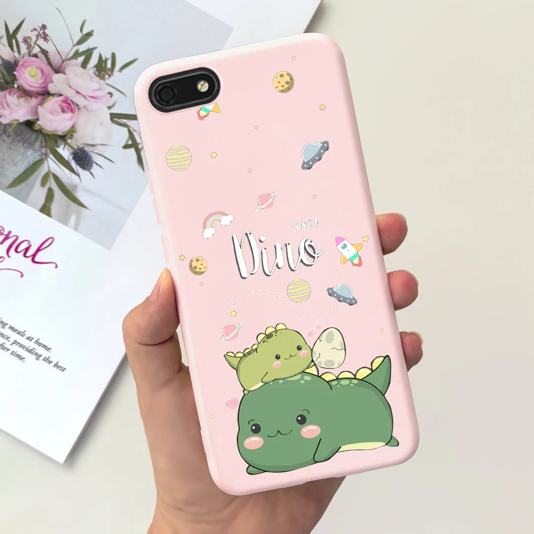 Cute Dinosaur Cartoon Soft TPU Phone Case - Bumper Cover