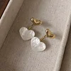 86456-d1eb3b.jpg LATS nouvelle mode contracté coeur perle boucles d'oreilles fines Joker doux tempérament élégant femmes goutte boucle d'oreille bijoux de mode
