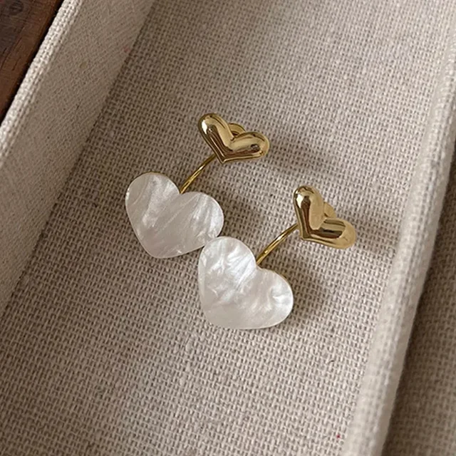 86456-d1eb3b.jpg LATS nouvelle mode contracté coeur perle boucles d'oreilles fines Joker doux tempérament élégant femmes goutte boucle d'oreille bijoux de mode