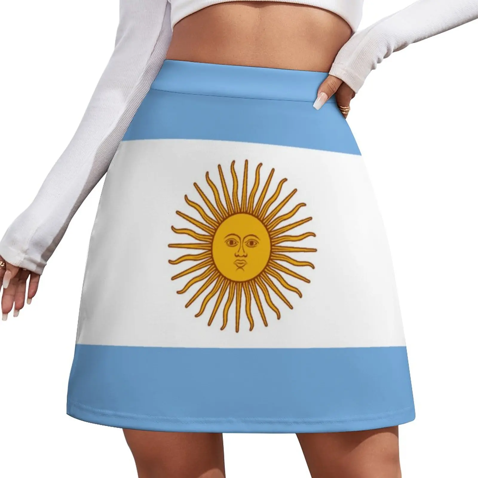 Flag of Argentina Mini Skirt Miniskirt woman cute skirt