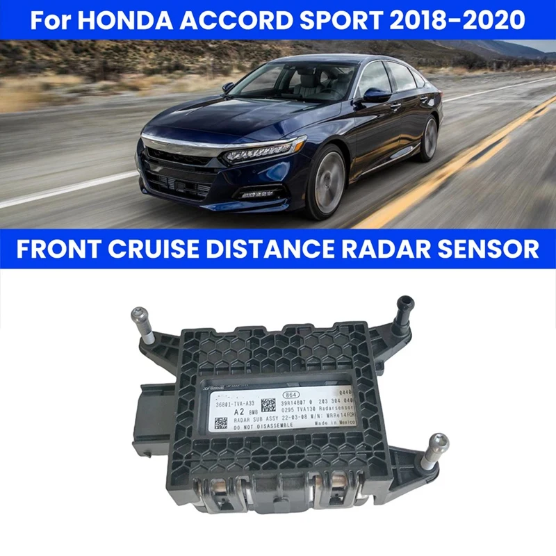 

For Honda Accord Sport 2018-2020 Car Front Cruise Distance Radar Sensor 36801-Tva-A33