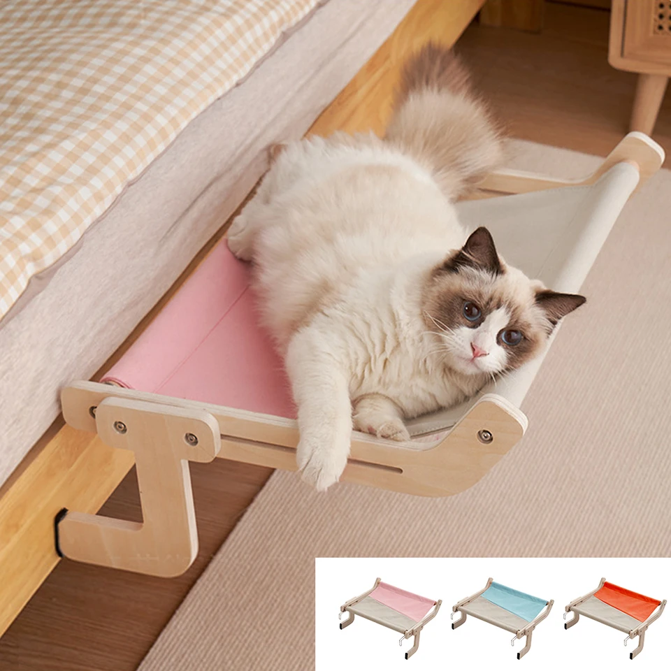 Hamaca Tipo Jaula Para Gatos De Doble Capa, Cama Colgante De Malla