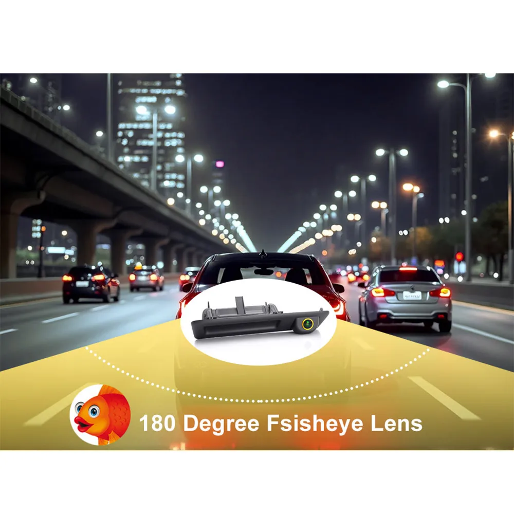 AHD 1080P CCD 차량 후면보기 카메라 트렁크 핸들 카메라 BMW X1 X3 X4 X5 F30 F31 F34 F07 F10 F11 F25 F26 E84 자동차 역방향