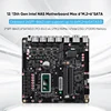 Super Deal Intel Core i5-12450H Pentium 8505 six-Bay NAS Monster Board/4 Network 2.5G/6 SATA3.0/2 M.2 NVMe/ Radiator ITX Board 4