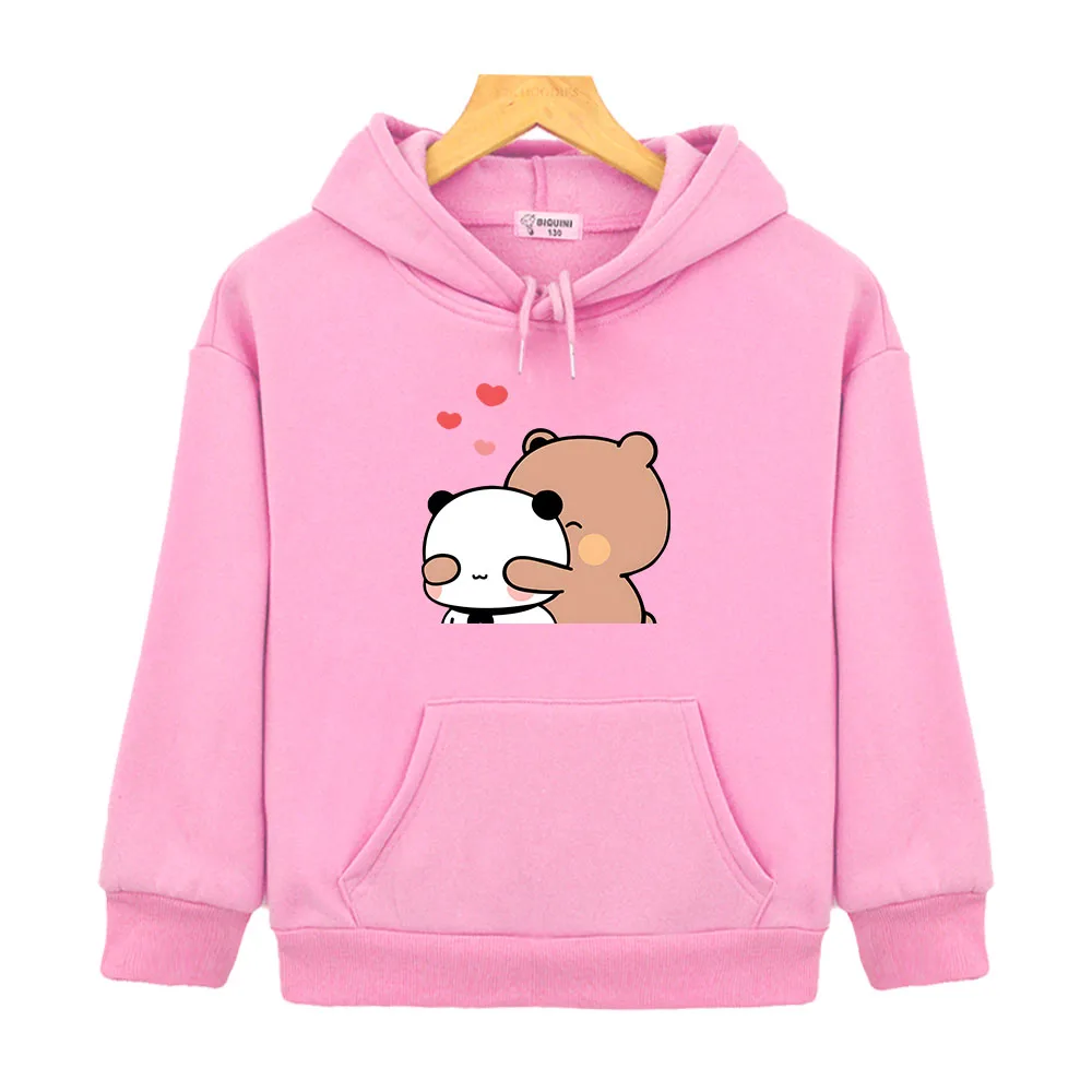 

Panda Bear Hoodies Cartoon Bubu Dudu Graphic Sweatshirt Kids Clothes Boys Long Sleeve Pullover Girls Hoodie Kawaii Y2k Sudadera