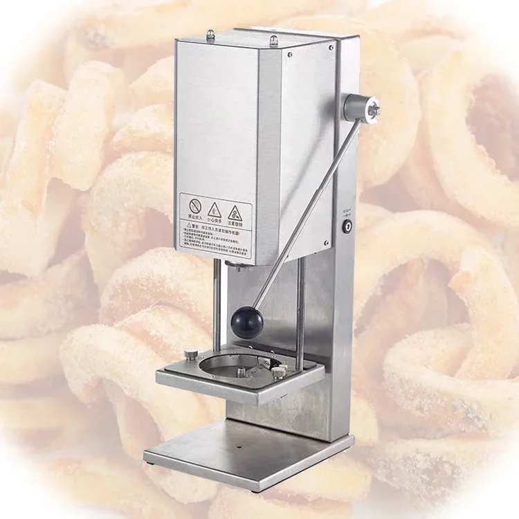 Electric 100 KG/H 12V Cutter Ciochips Simple Operation Roast Potato Slicer Twist Potato Slicer Spiral Cutter Machine