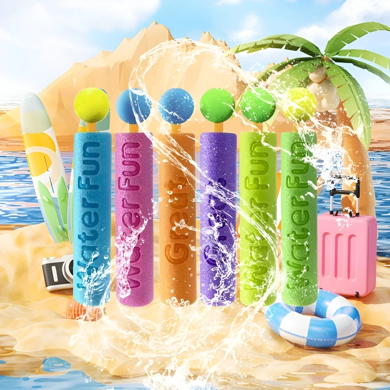 Pistolet à eau en mousse eva pour piscine et jeux de plage été_voghion.com