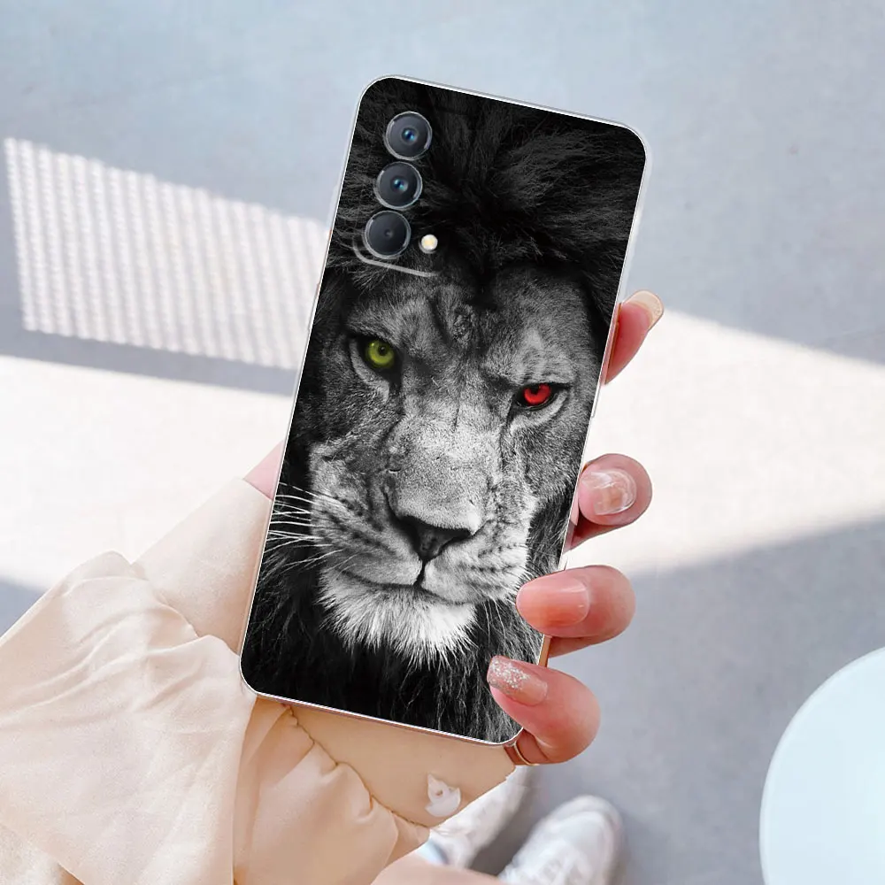 Custodia Per Realme GT Master Edition - Cover In Silicone TPU, Antiscivolo, Leggera, Nero Opaco