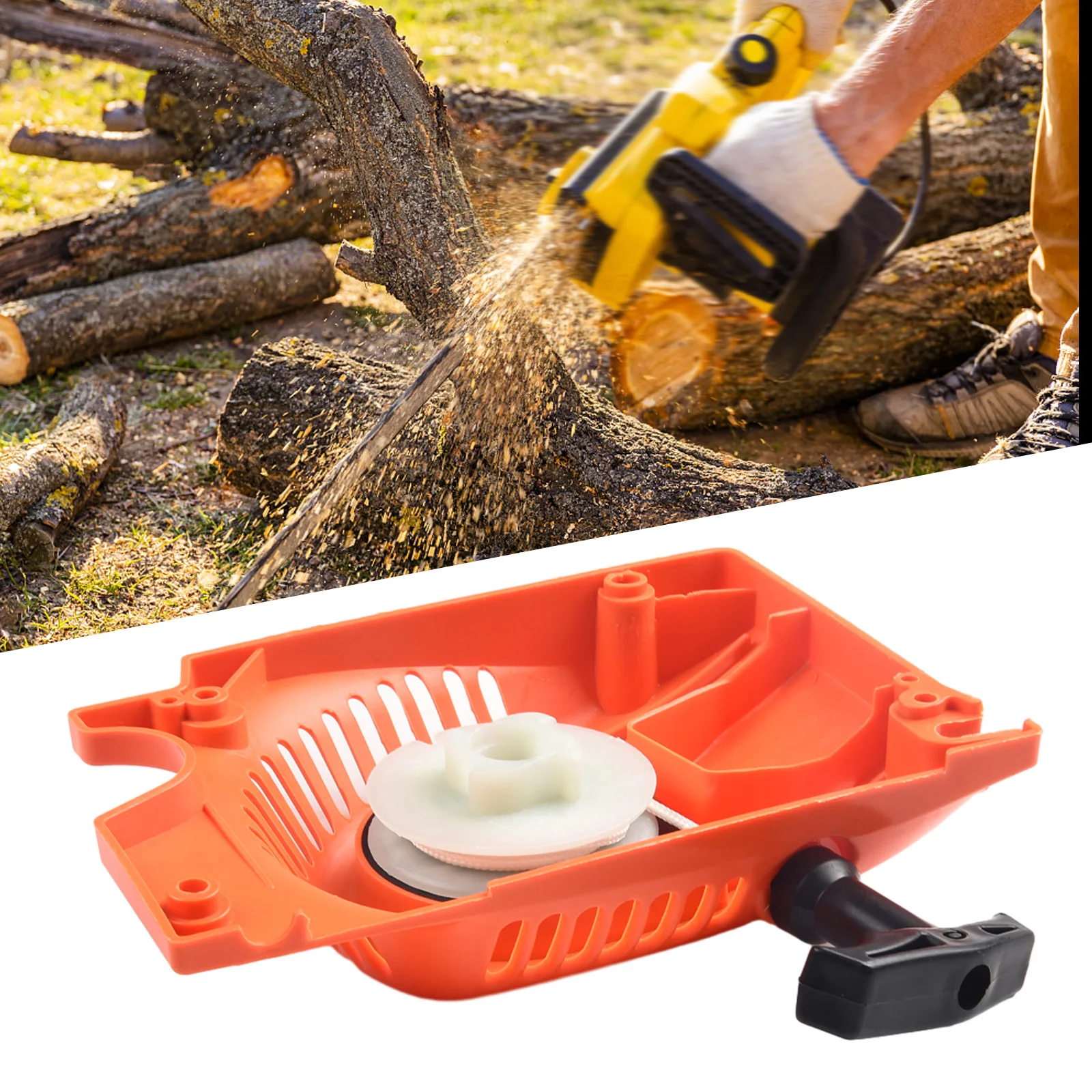Spare Recoil Starting Starter Parts Chainsaw Repair Accessories For 4500 5200 5800 45cc 52cc 58c Garden Trimmer Power Tools