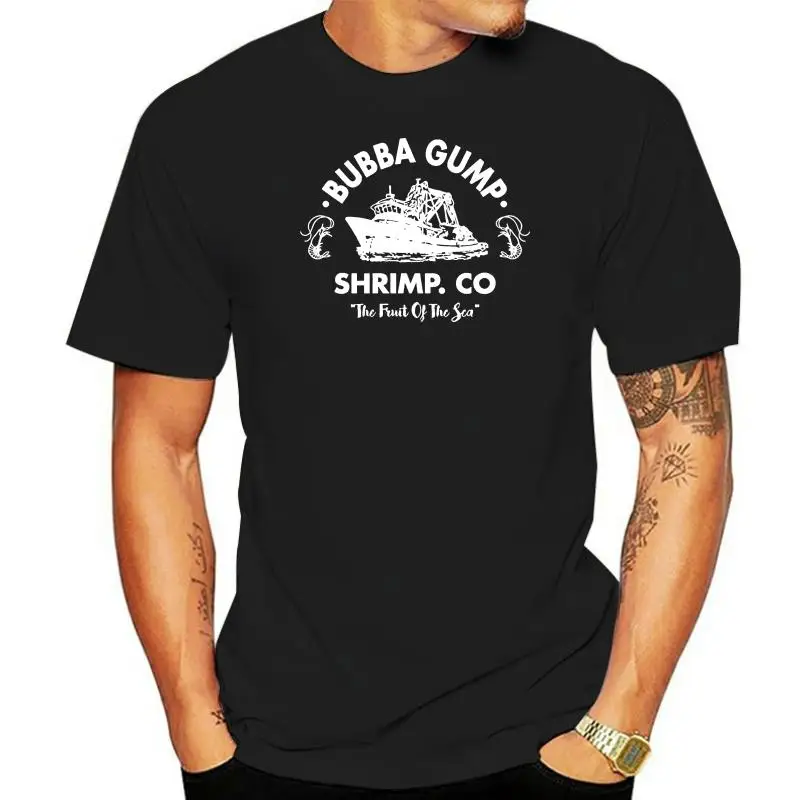 Adventure Apparel Funny Bubba Gump Shrimp T-Shirt Forest Gump Retro 90s T-Shirt 