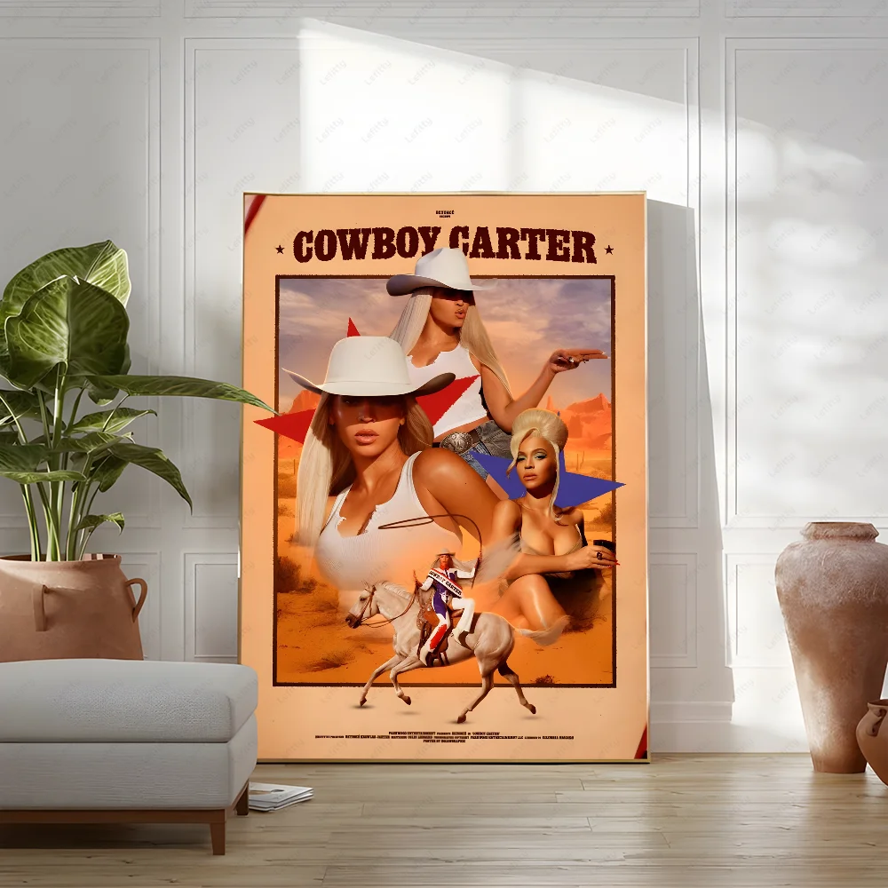 Sänger Beyoncé Kunst Poster, klebrige Wandkunst, Druck, wasserdicht, für Zuhause, Wohnzimmer, Schlafzimmer, Bar, Flur, ästhetisches Dekor – Detail 12
