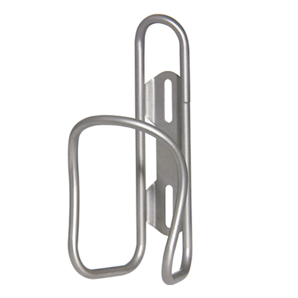 

Bottle Cage Kettle Rack Office Outdoor Garden Accessories Parts Silver Gray Titanium Alloy Water Bottle Bicycle