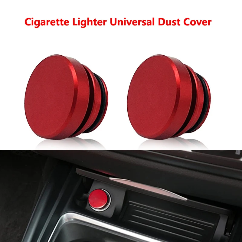 Universal Car Cigarette Lighter Cover Motorcycle Locomotive Car CigaretteLghter Dust Cover