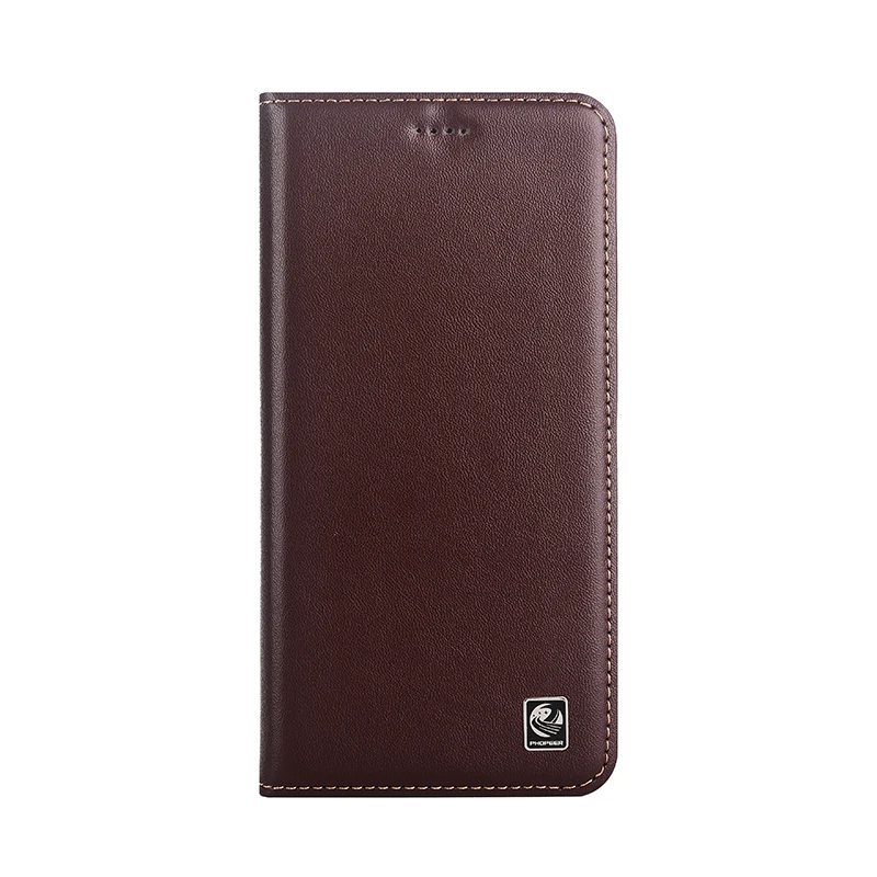 Luxury Genuine Leather Flip Wallet Phone Cover