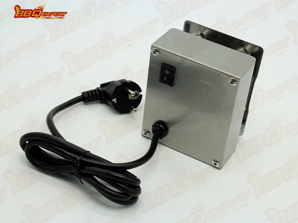 Description Picture 5 of itemElectric Heavy Meat BBQ Rotisserie Rotating Motor Eletric Grill Barbecue Spit Metal Rotisserie Motor Barbecue Accessories 220V