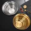 6Pcs Stainless Steel Plate Set BBQ Fried Chicken Barbecue Meat Plate Vegetable Fruit Storage Tray Party Cake Dessert Plate 4
